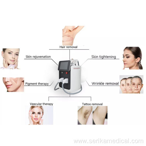 Portable 3 in 1 diode hair laser removal